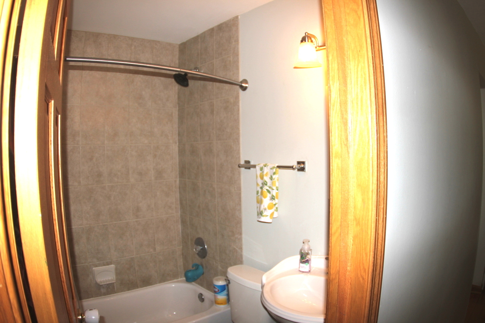 260 Thomas Street Cary, IL 60013 - Photo 16 of 16 a bathroom with a sink and a mirror