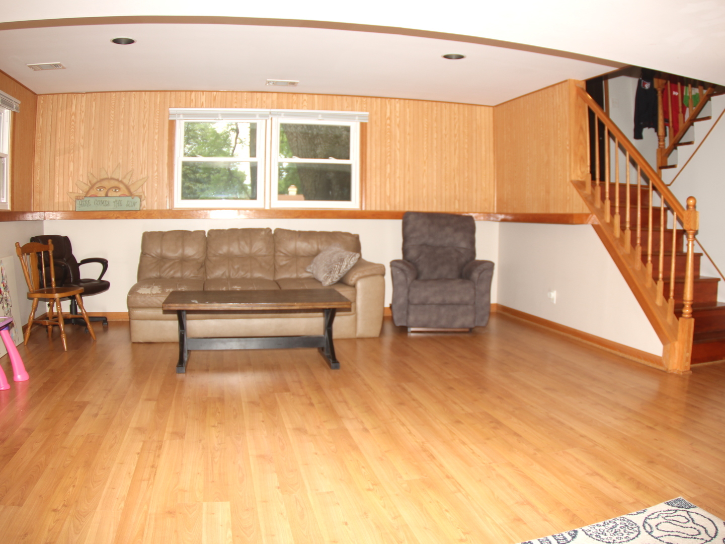 260 Thomas Street Cary, IL 60013 - Photo 9 of 16 a living room with furniture and a wooden floor