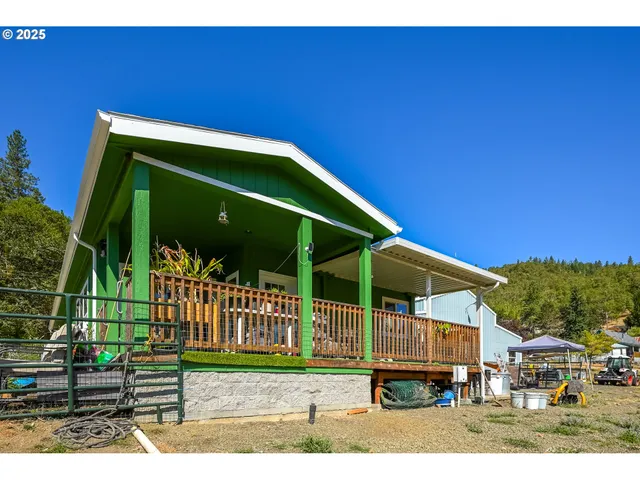 a view of a small house