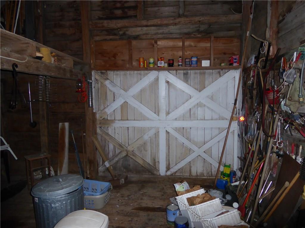 132 Hog Bay Road Franklin, ME 04634 - Photo 24 of 35 Barn's interior. Looking at the...