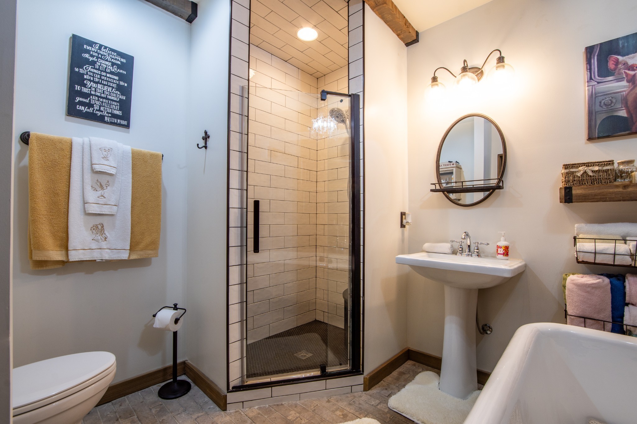 102 Highwater Road Waverly, TN 37185 - Photo 23 of 43 a bathroom with a sink mirror and toilet