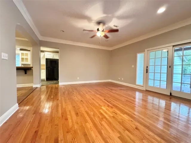 a view of front door