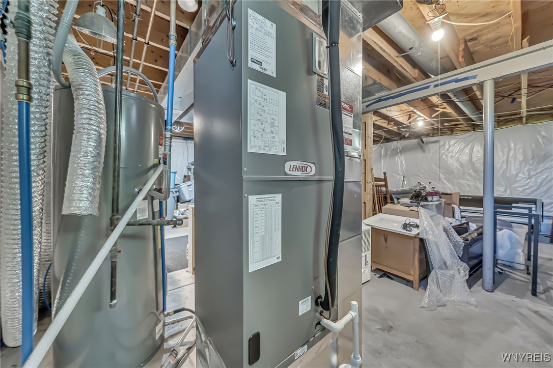 1845 Maxon Road Bennington, NY 14011 - Photo 44 of 50 New Heat pump air handler 2025