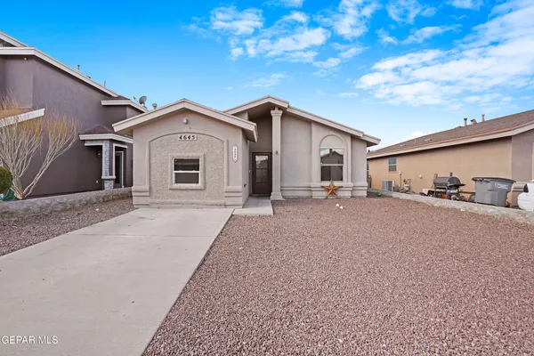 a view of a house with a patio