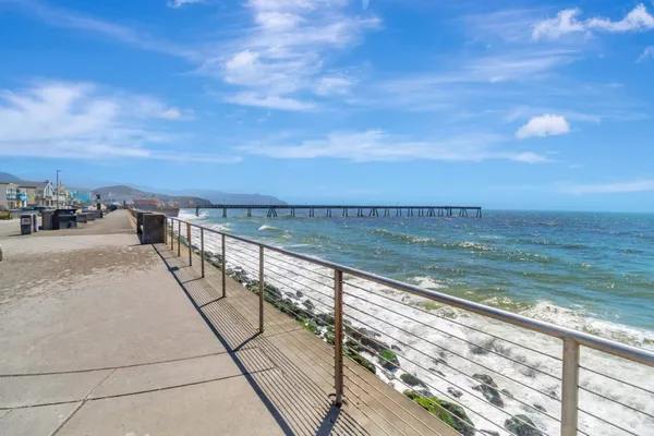 a view of ocean from a balcony