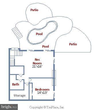 10809 Nicholsridge Road Great Falls, VA 22066 - Photo 20 of 20 Lower Level Floorplan