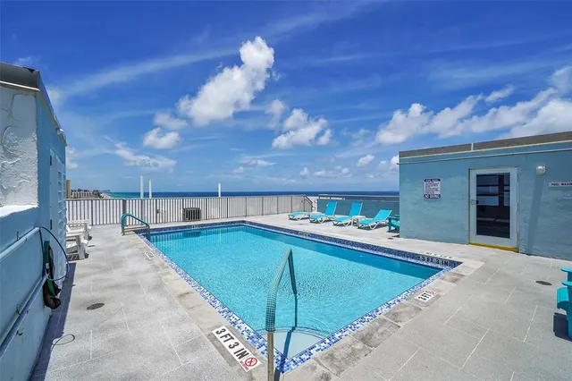 a outdoor view with a sitting space