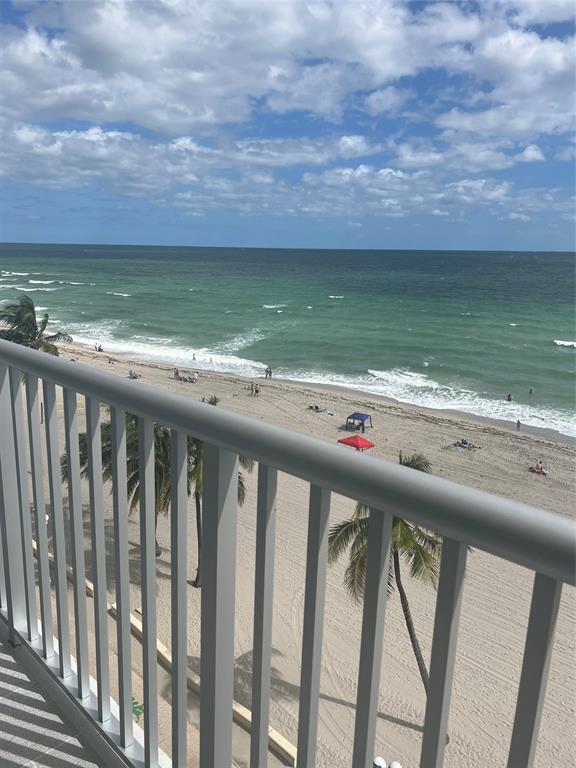 400 North Surf Road, Unit 806 Hollywood, FL 33019 - Photo 8 of 41 a view of an ocean from a balcony