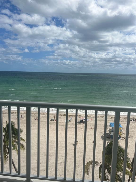 400 North Surf Road, Unit 806 Hollywood, FL 33019 - Photo 9 of 41 a view of a balcony with an outdoor space