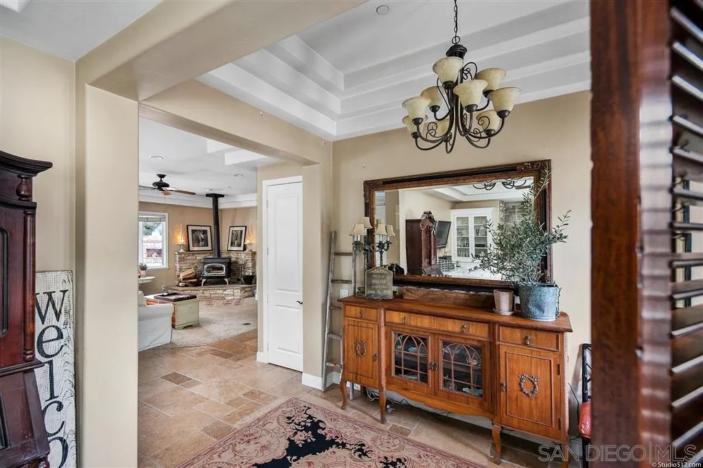 4047 Ritchie Road Santa Ysabel, CA 92070 - Photo 4 of 25 a living room with furniture and a flat screen tv