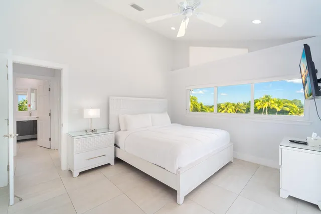 a living room with furniture and decor