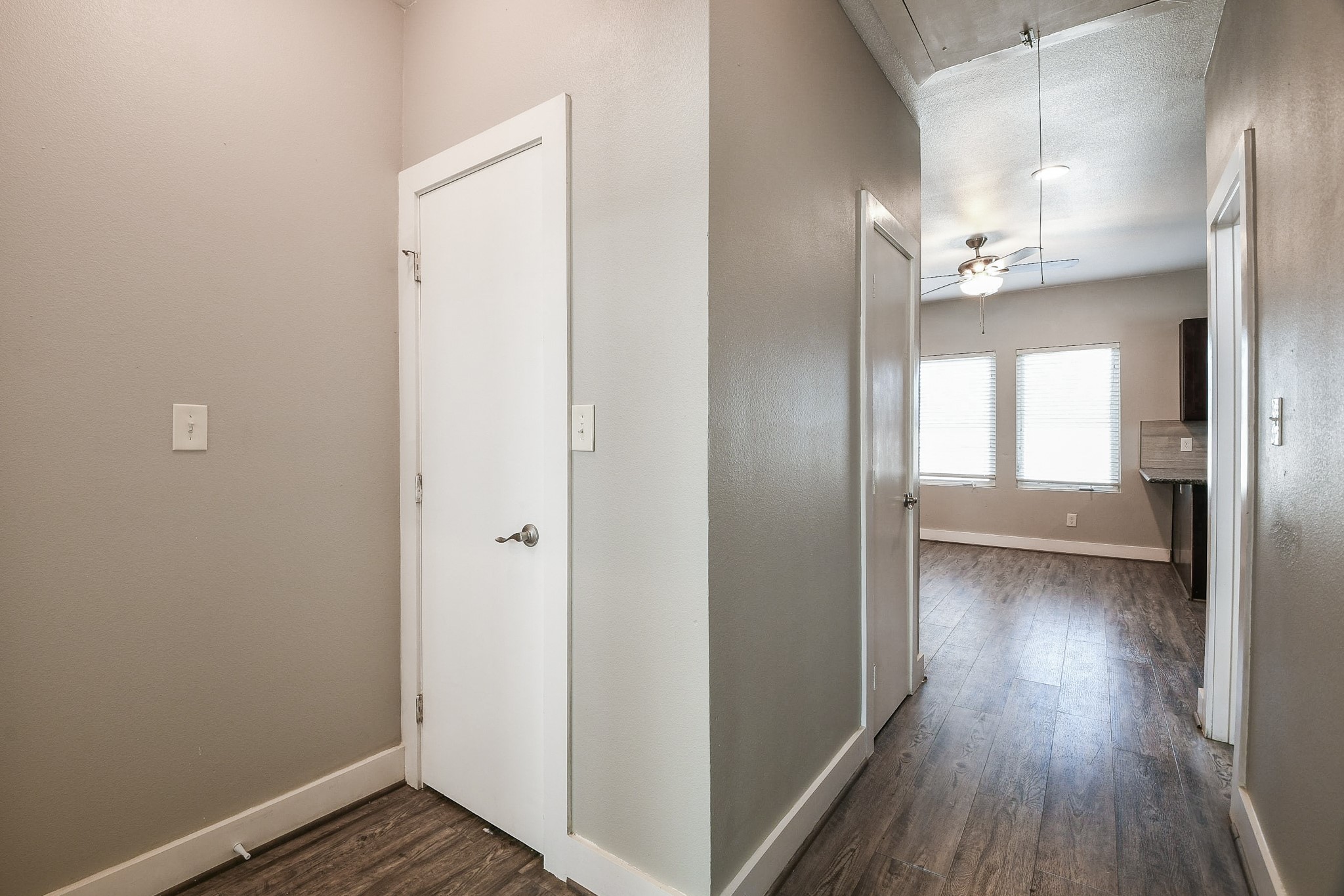 3249 Dixie Drive, Unit B Houston, TX 77021 - Photo 14 of 25 a view of a room with wooden floor