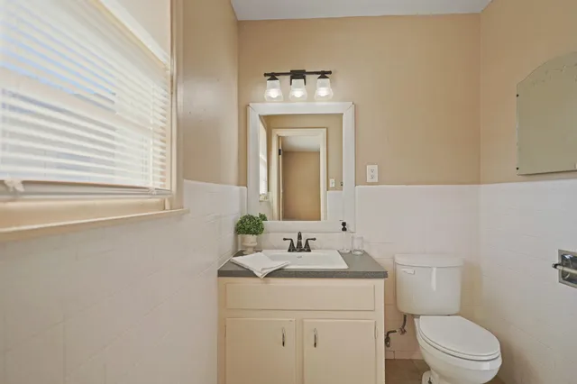 a backyard of a house