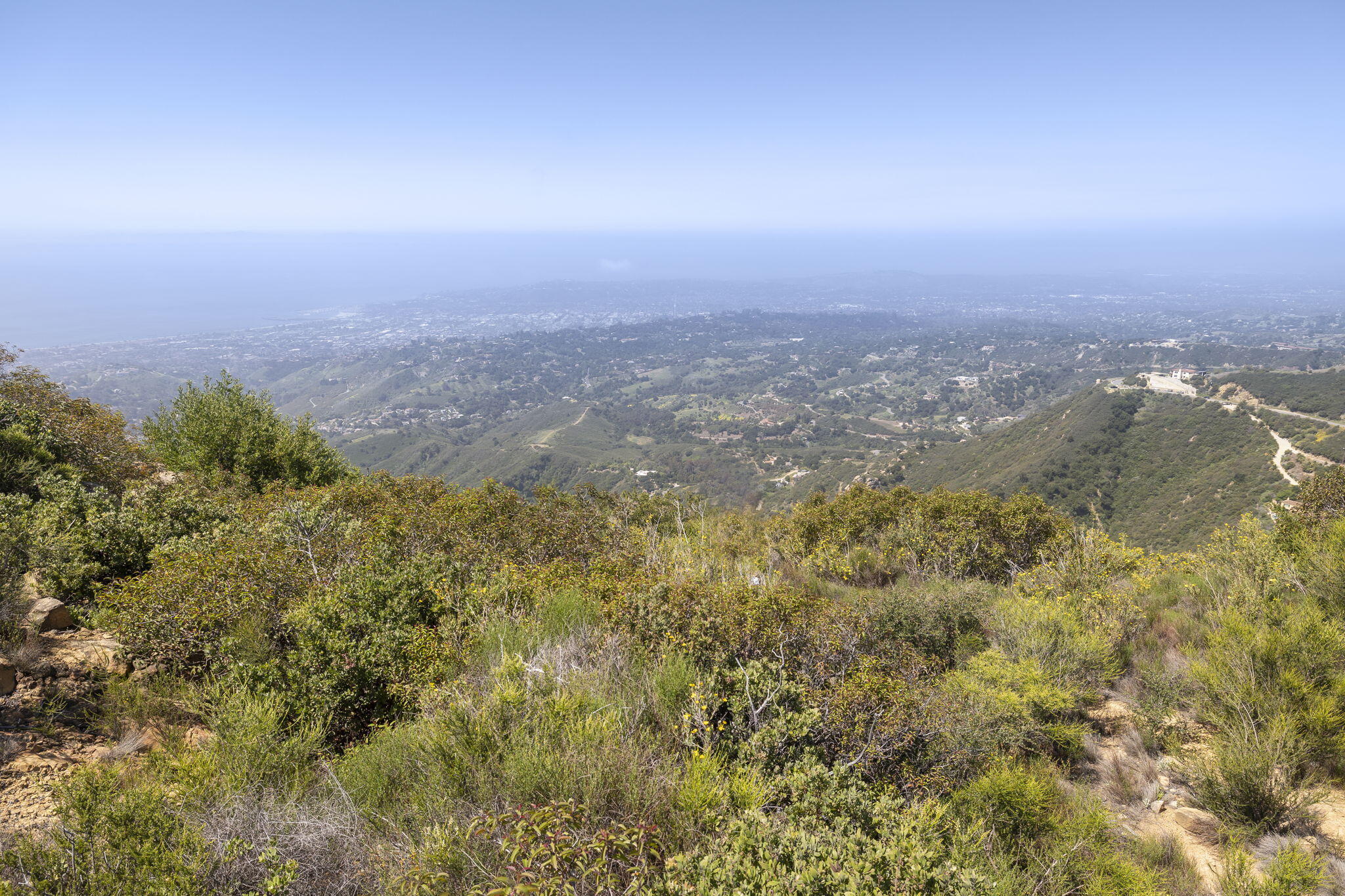 2888 Gibraltar Road Santa Barbara, CA 93105 - Photo 20 of 23 an aerial view of residential building and trees around