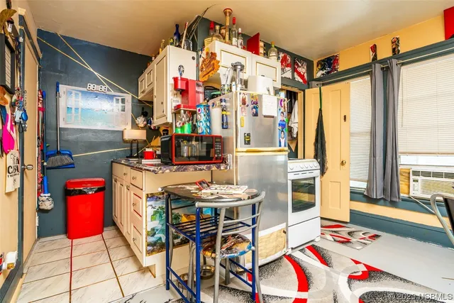 a view of gym equipment and children play room