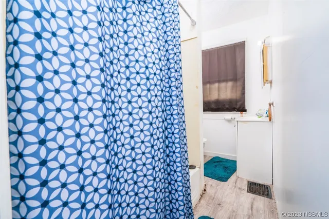 a storage room with washer and dryer