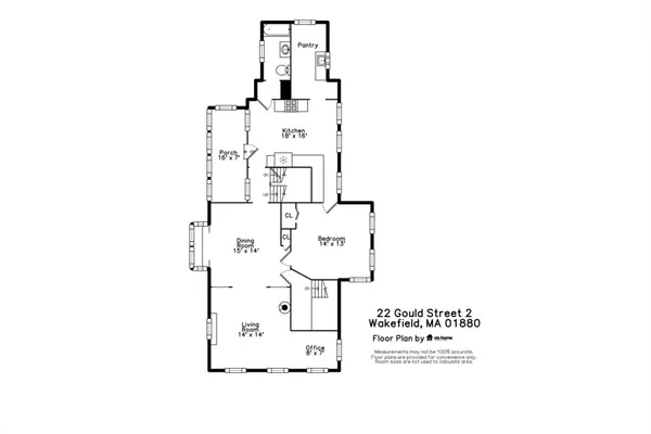 $2,750 | 22 Gould Street, Unit 2, Wakefield, MA 01880