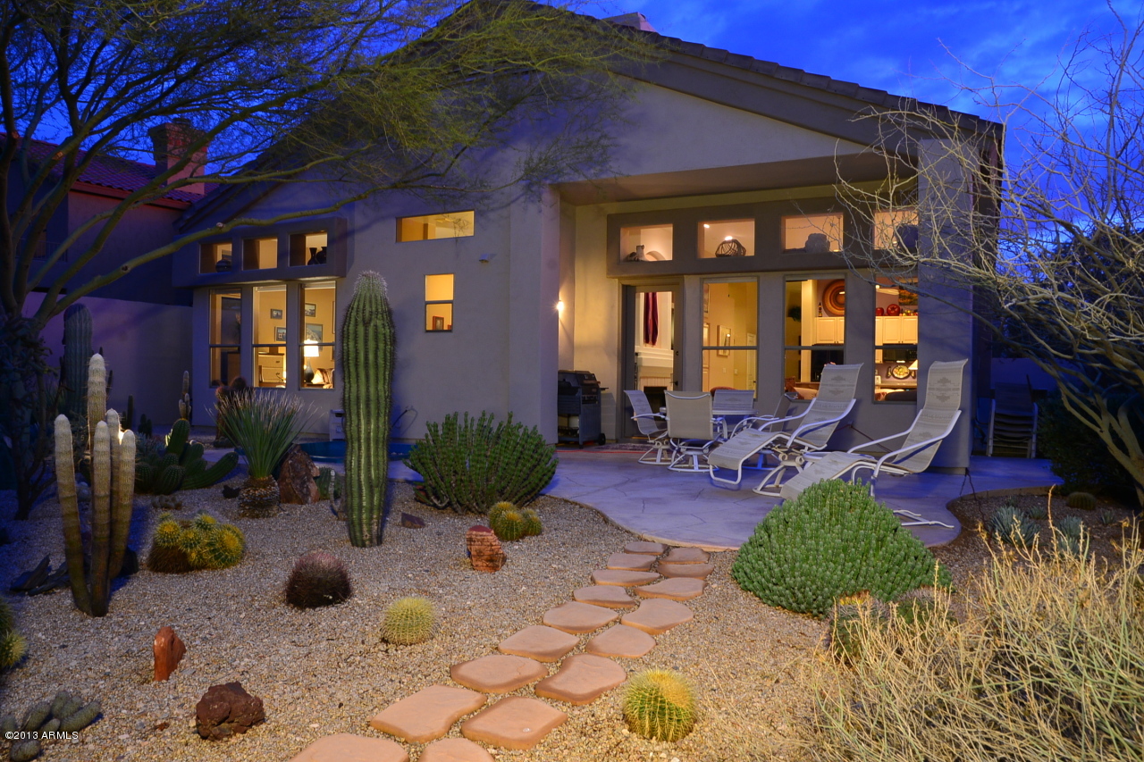 13804 East Geronimo Road Scottsdale, AZ 85259 - Photo 29 of 30 Night-Back Patio