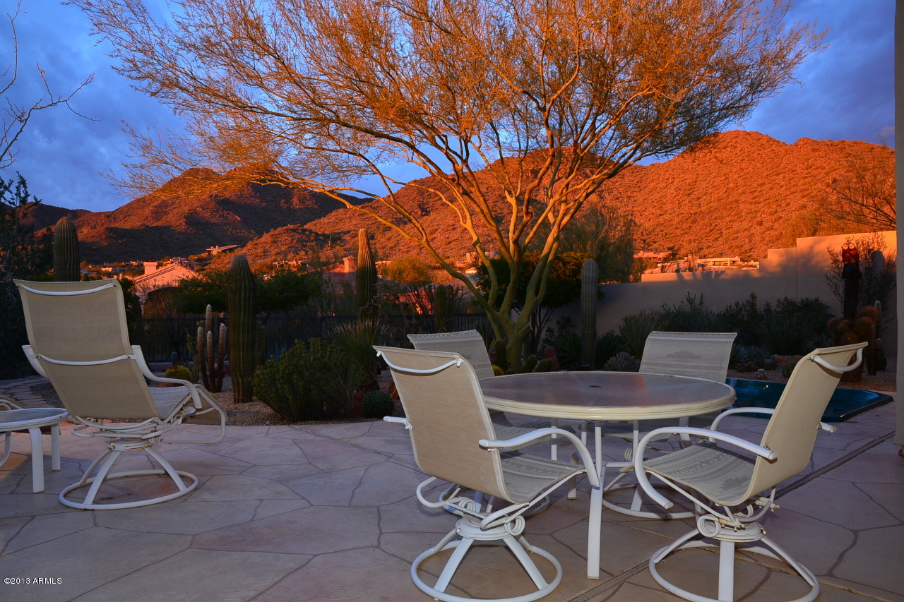 13804 East Geronimo Road Scottsdale, AZ 85259 - Photo 30 of 30 Sunset View from Patio
