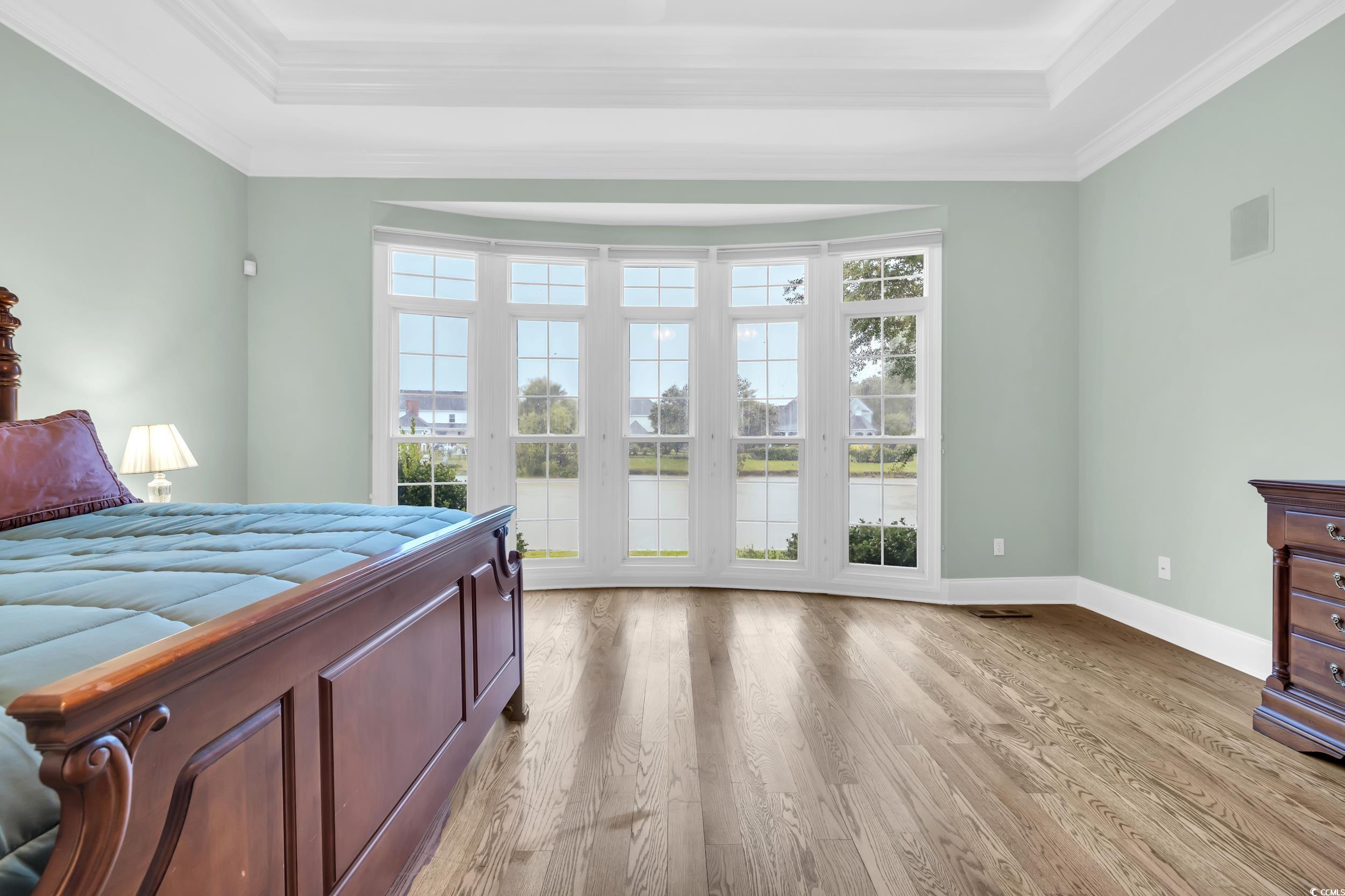 1473 Doar Point Myrtle Beach, SC 29577 - Photo 16 of 40 Bedroom featuring crown molding and wood finished floors