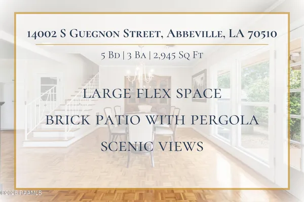 $235,000 | 14002 South Guegnon Street, Abbeville, LA 70510