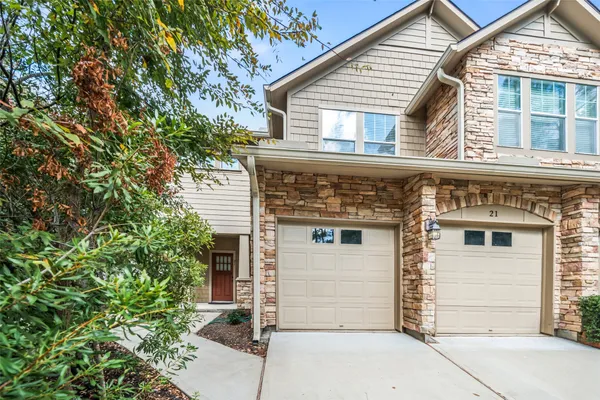 front view of a house with a door