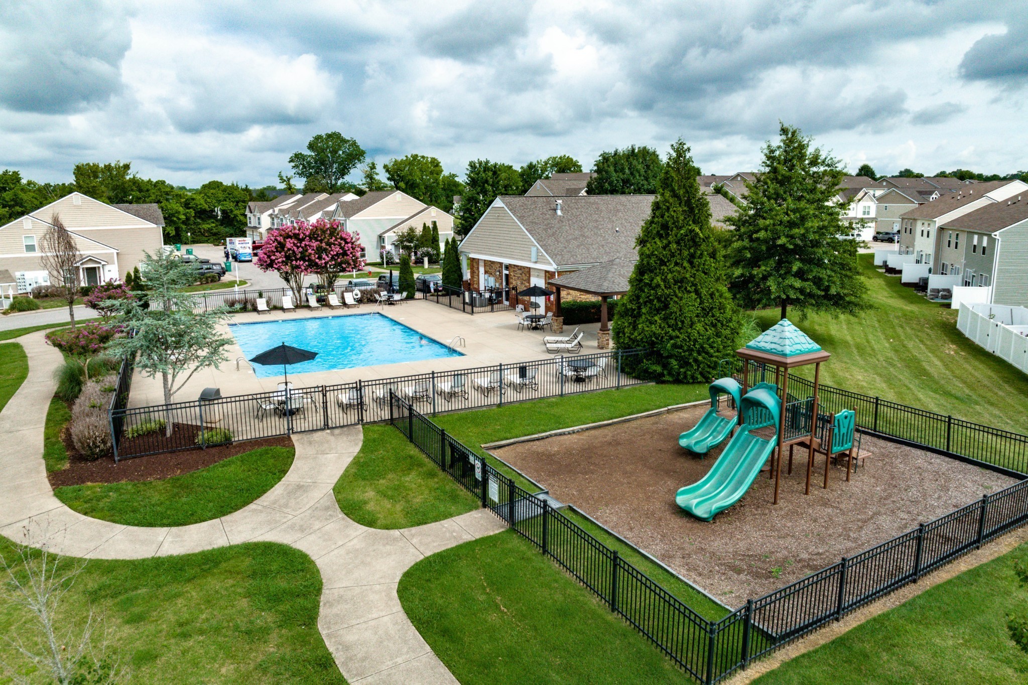 2008 Lavender Court Spring Hill, TN 37174 - Photo 47 of 51 an aerial view of a house