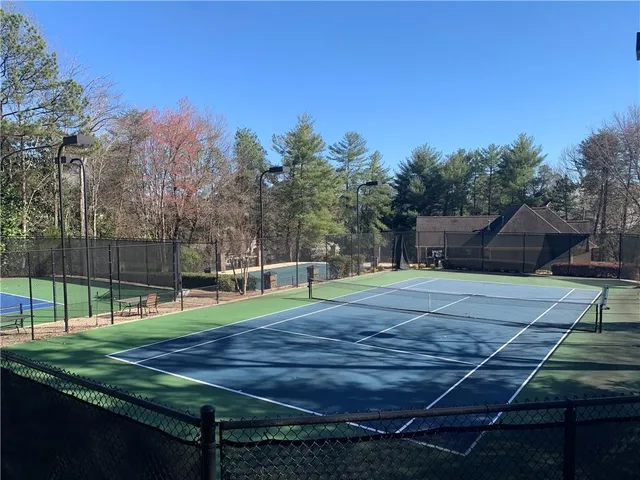 a view of a basketball court