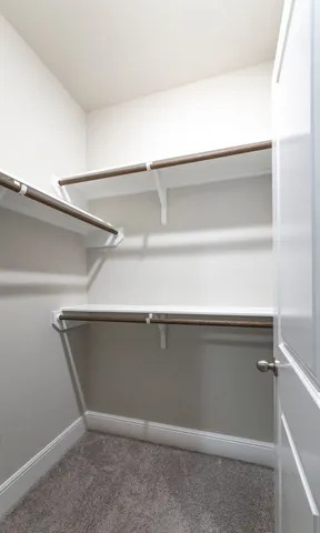 a close view of closet