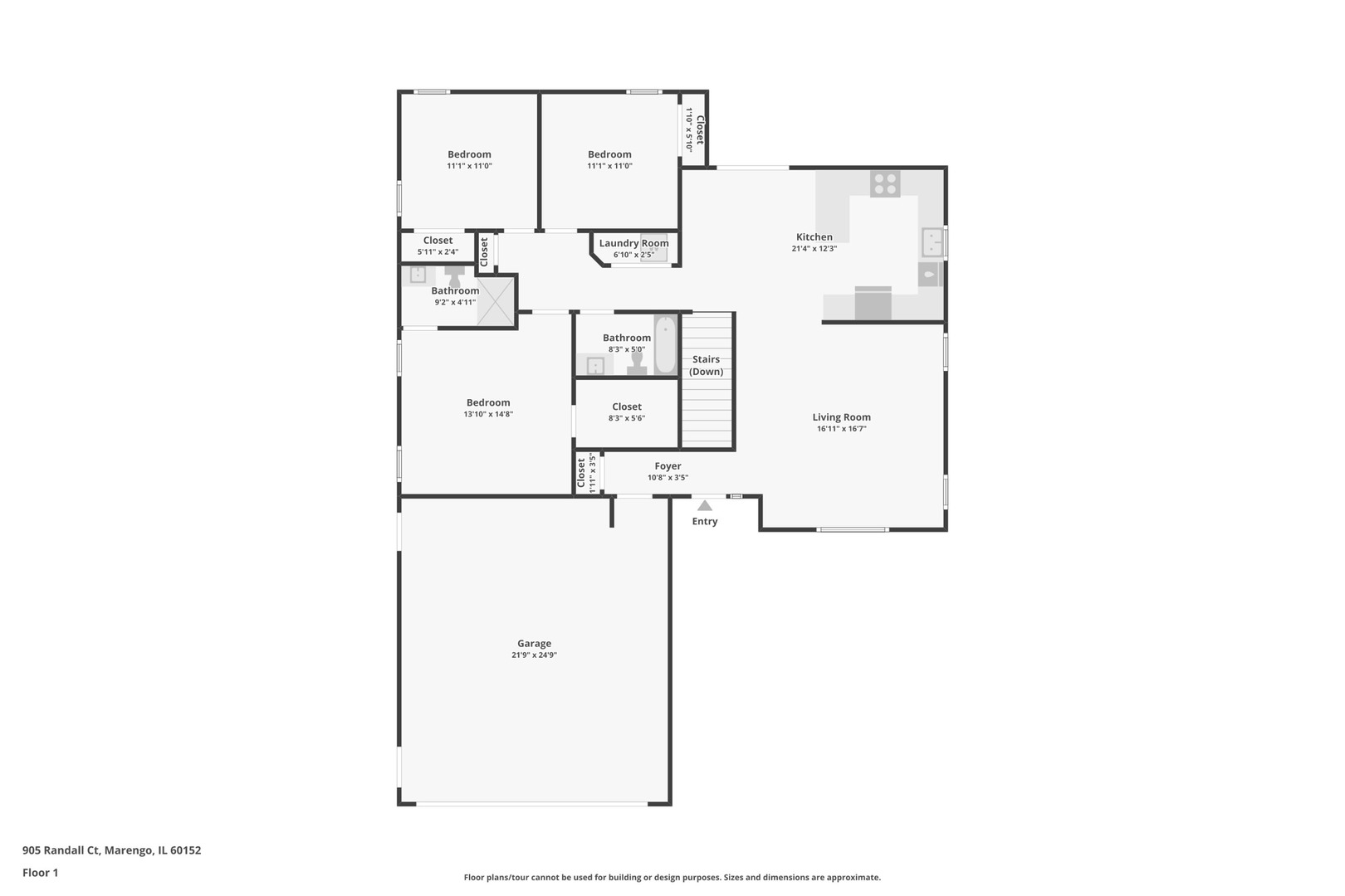 905 Randall Court Marengo, IL 60152 - Photo 28 of 28 a picture of floor plan