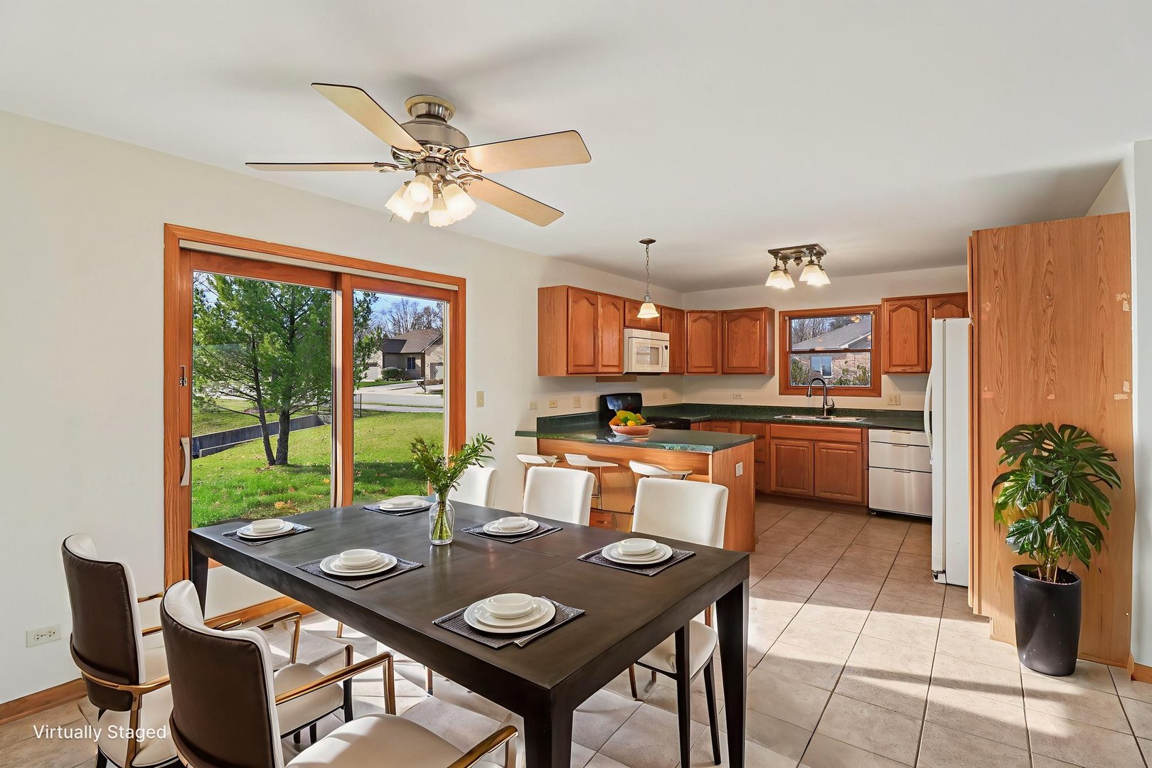 905 Randall Court Marengo, IL 60152 - Photo 3 of 28 a view of a dining room with furniture window and outside view