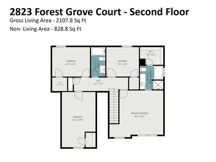 $390,000 | 2823 Forest Grove Court, Charlotte, NC 28269