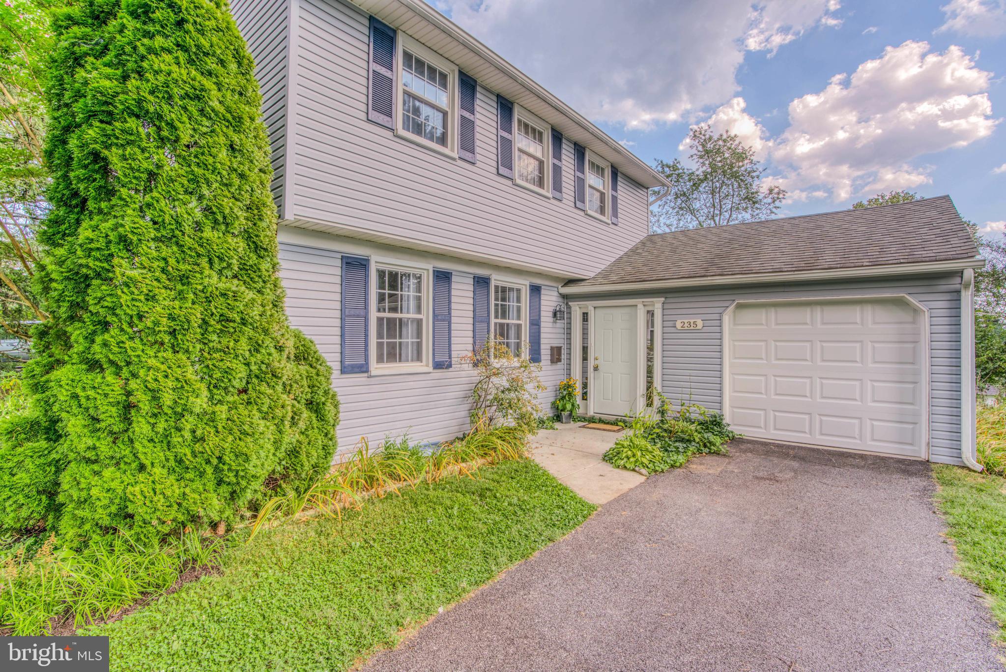 235 East Timonium Road Lutherville-Timonium, MD 21093 - Photo 3 of 40 Front Entrance and One Car Garage