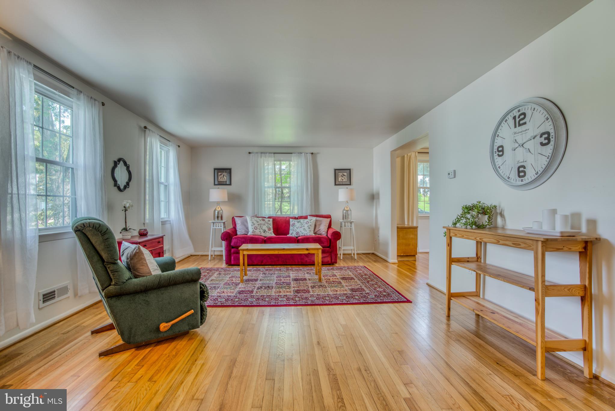 235 East Timonium Road Lutherville-Timonium, MD 21093 - Photo 6 of 40 Living Room with gleaming hardwood floors
