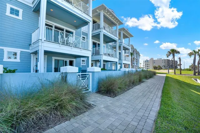 a view of a house with a garden