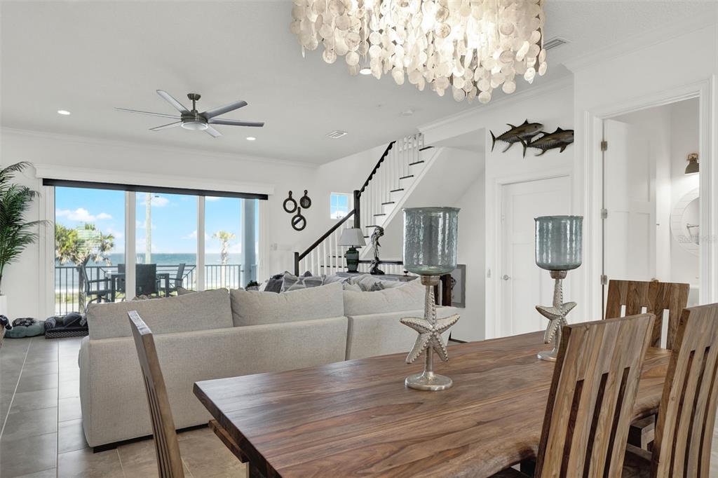 7 Marden Drive Ormond Beach, FL 32176 - Photo 24 of 68 a view of a dining room with furniture window and outside view