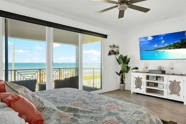 a view of a balcony with chairs
