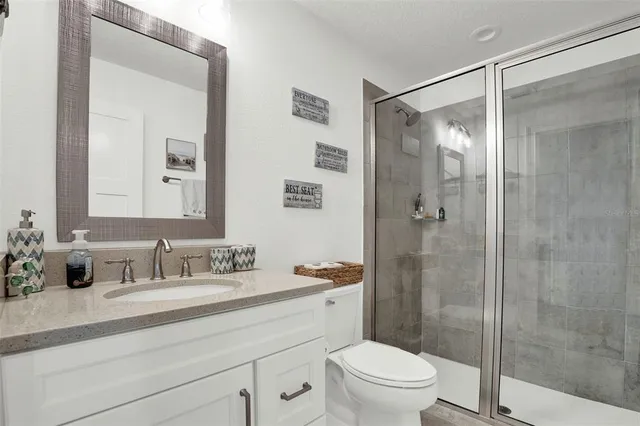 a view of a city with tall buildings