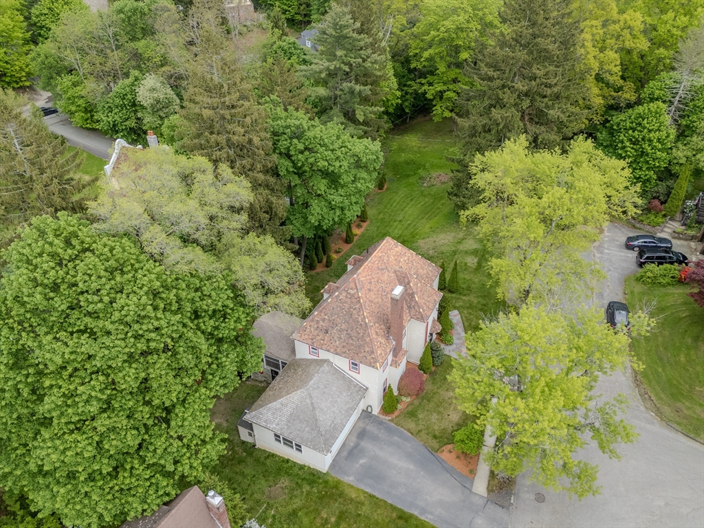 7 Argyle Street Worcester, MA 01609 - Photo 41 of 41 an aerial view of a house with a yard basket ball court and outdoor seating