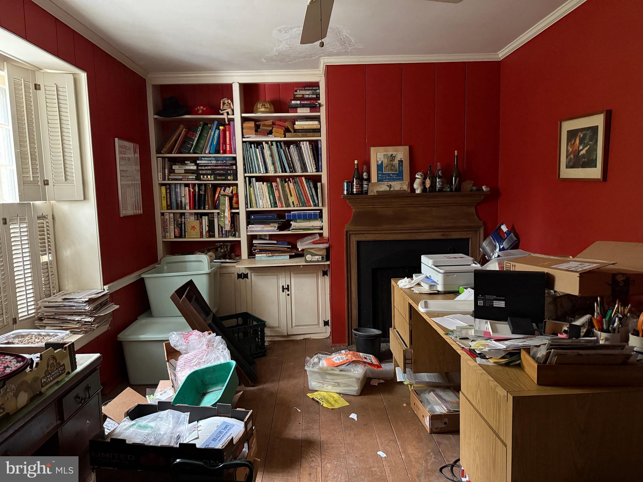 315 Keithwood Road Wynnewood, PA 19096 - Photo 19 of 27 a room with furniture a bookshelf and a window