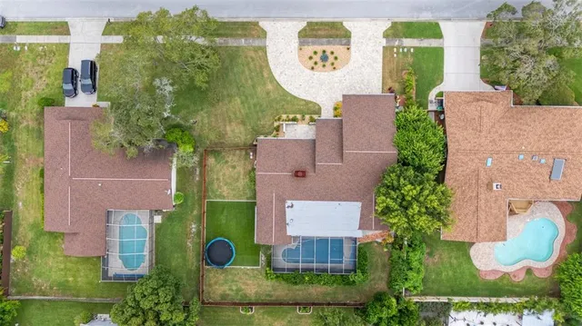 a view of a porch with a yard