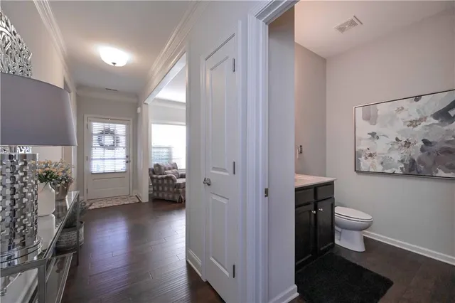 a bathroom with a toilet