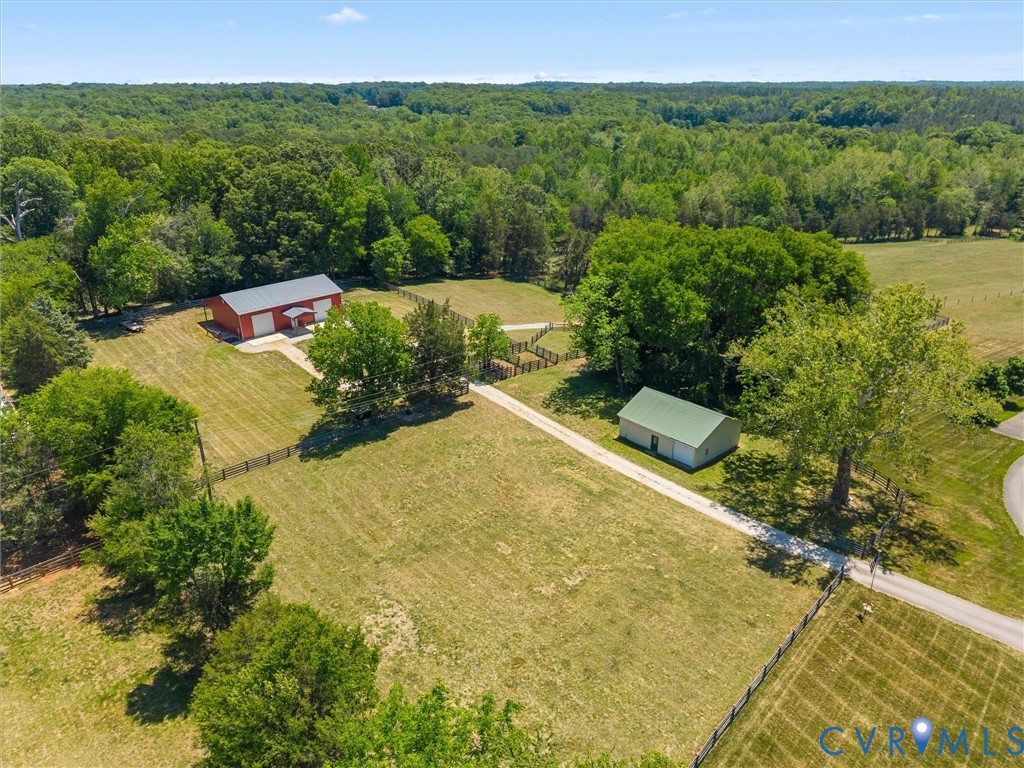 1887 Sheppard Town Road Crozier, VA 23039 - Photo 62 of 98 Aerial Photo of Detached Supply & Building & Works
