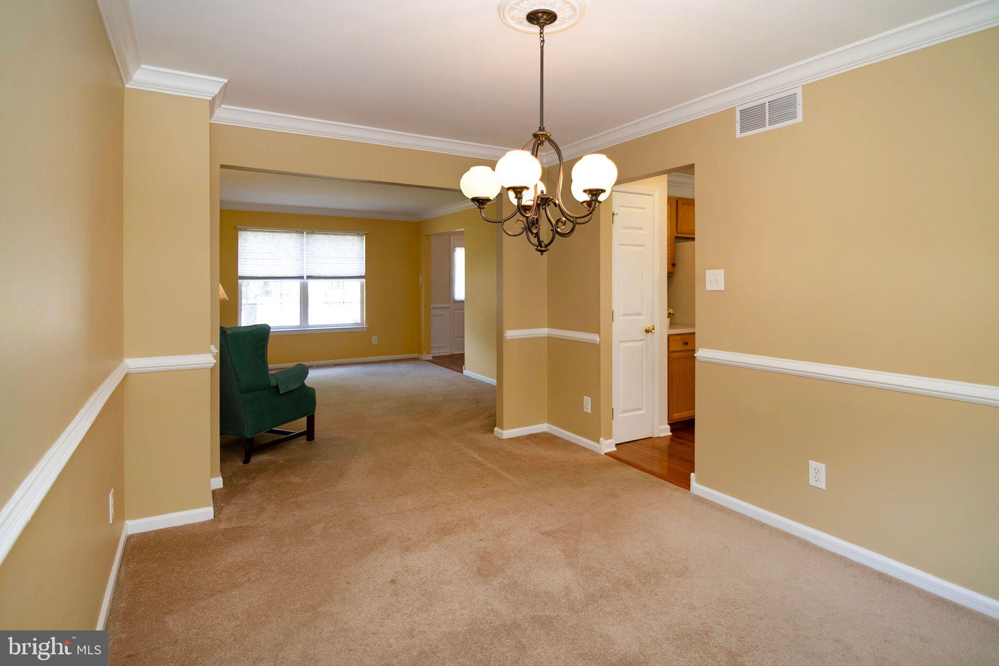 34 Chestertown Road Sicklerville, NJ 08081 - Photo 18 of 52 Dining Room: Carpeted, Finished Woodwork
