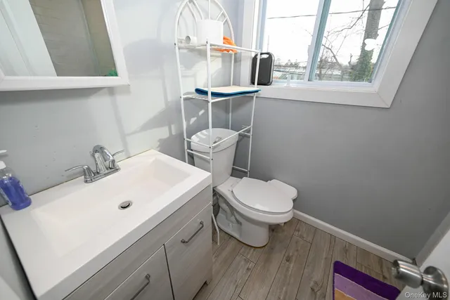 a bathroom with a sink and a toilet