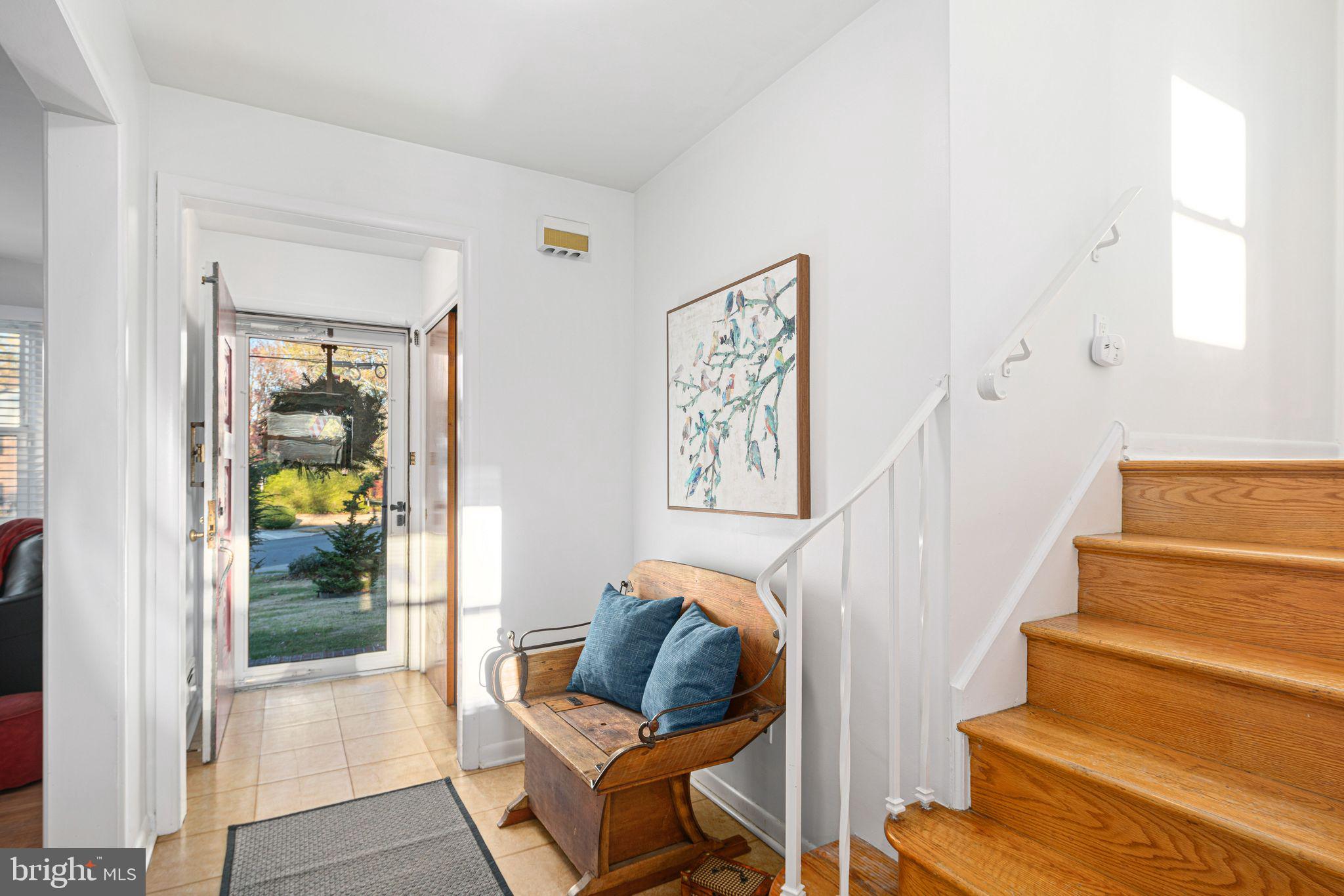 400 Graisbury Avenue Haddonfield, NJ 08033 - Photo 17 of 27 Looking into foyer, steps to bedrooms from kitchen
