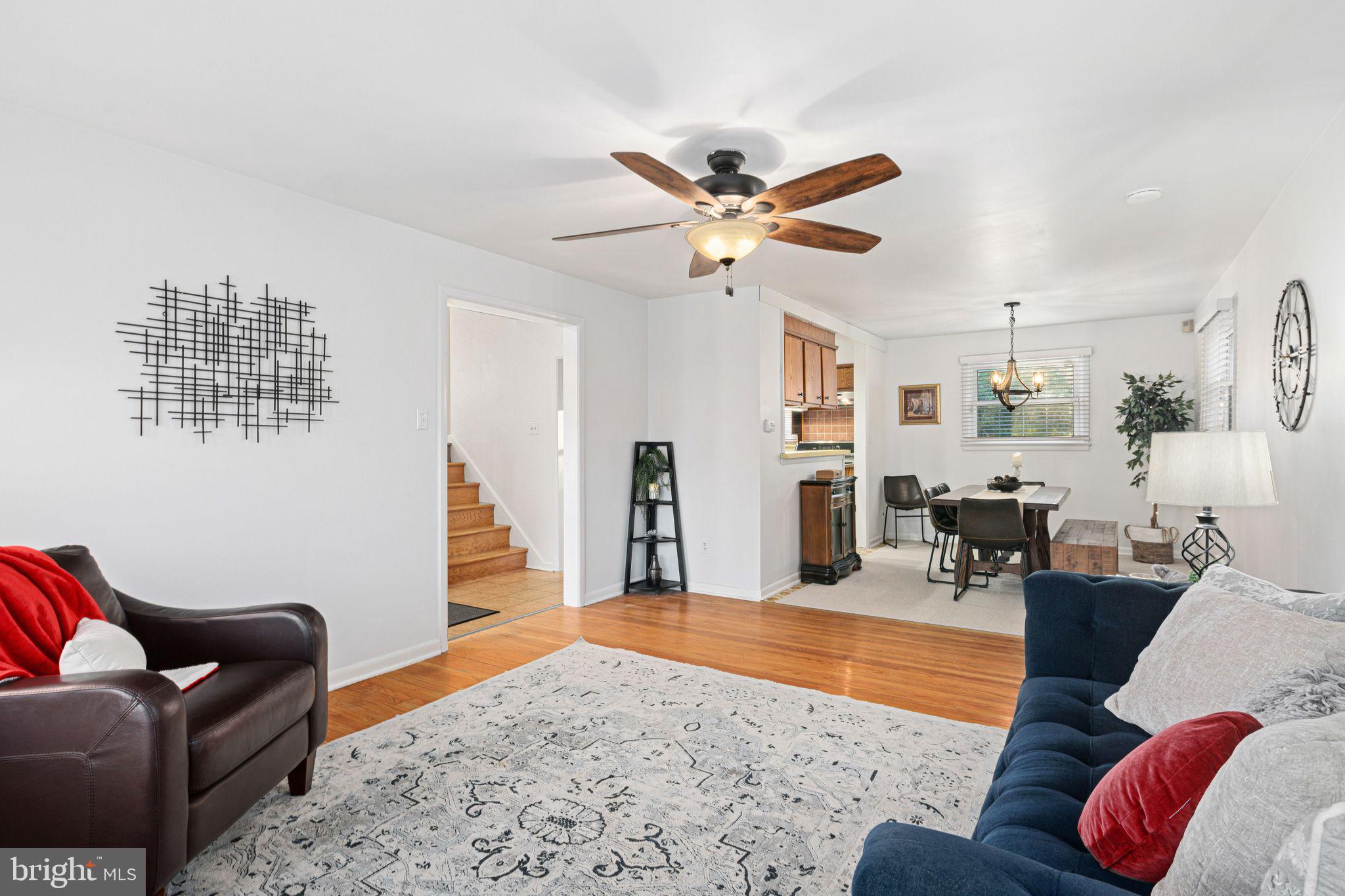 400 Graisbury Avenue Haddonfield, NJ 08033 - Photo 6 of 27 Living room looking into dining room