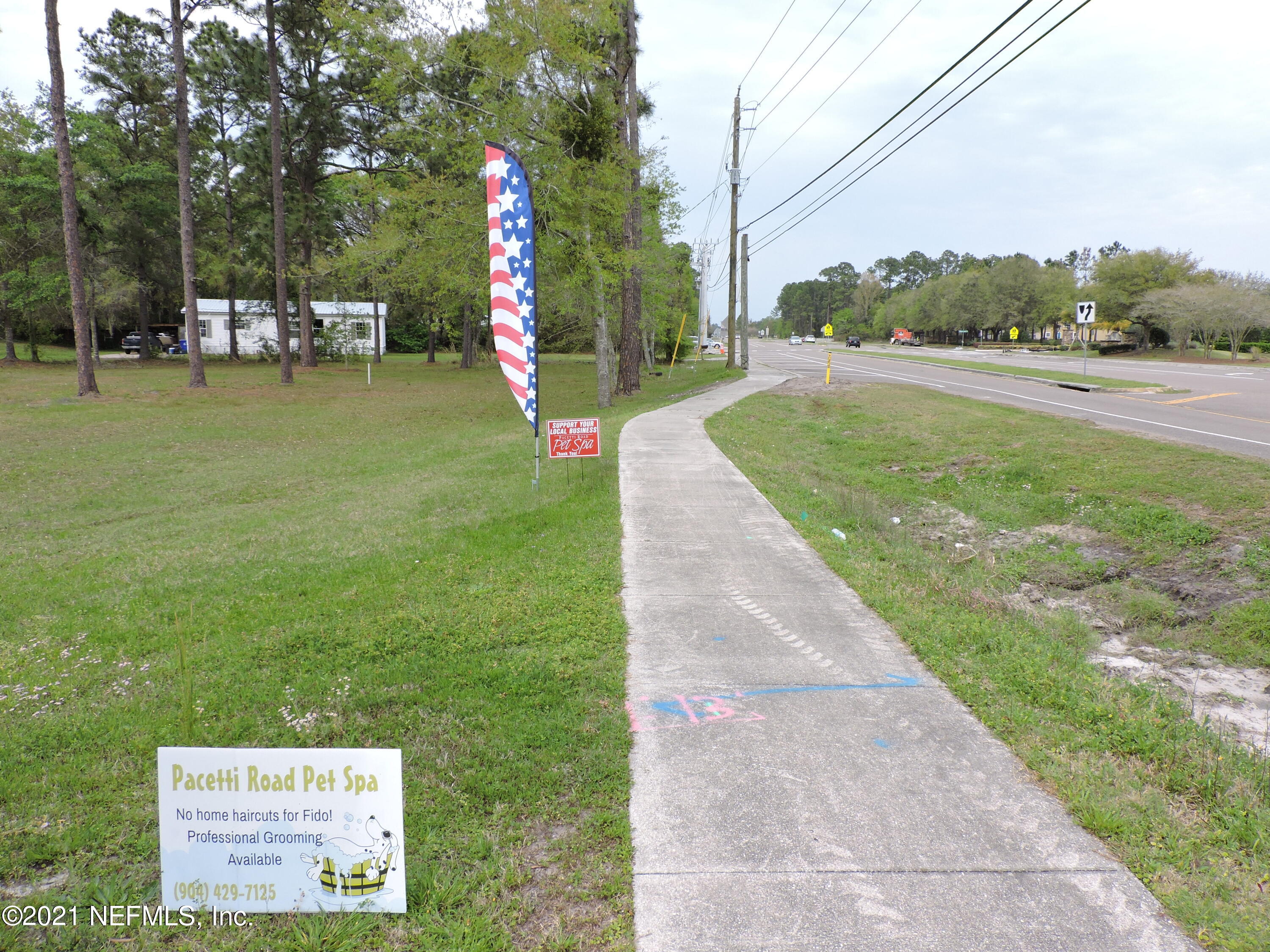 3655 Pacetti Road St. Augustine, FL 32092 - Photo 11 of 16 Pacetti Road Frontage Looking East