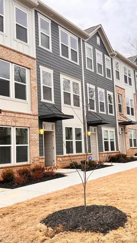 a front view of a building