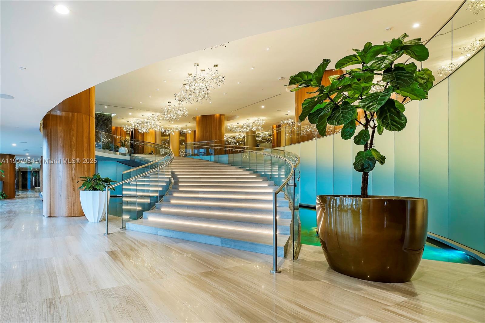 488 Northeast 18th Street, Unit 2810 Miami, FL 33132 - Photo 30 of 31 a view of a living room and entryway